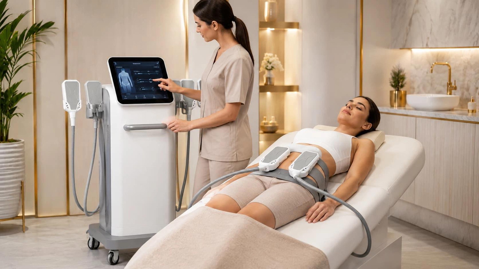 EMS Body Sculpt treatment