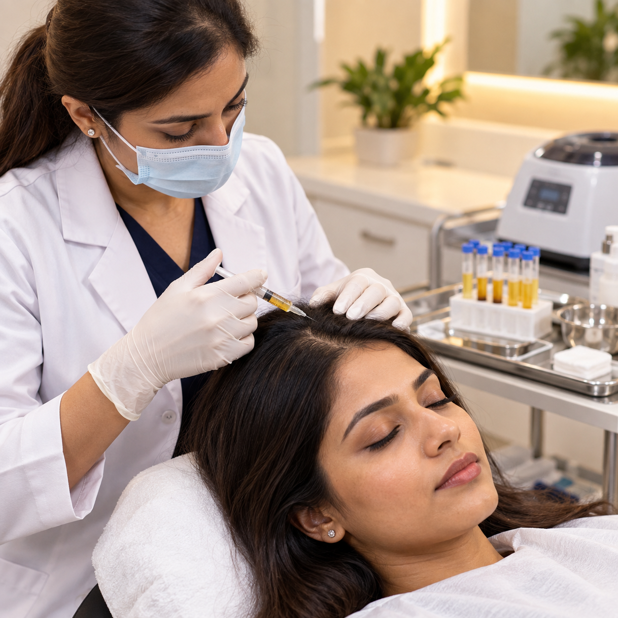 PRP hair treatment at The Glamor House